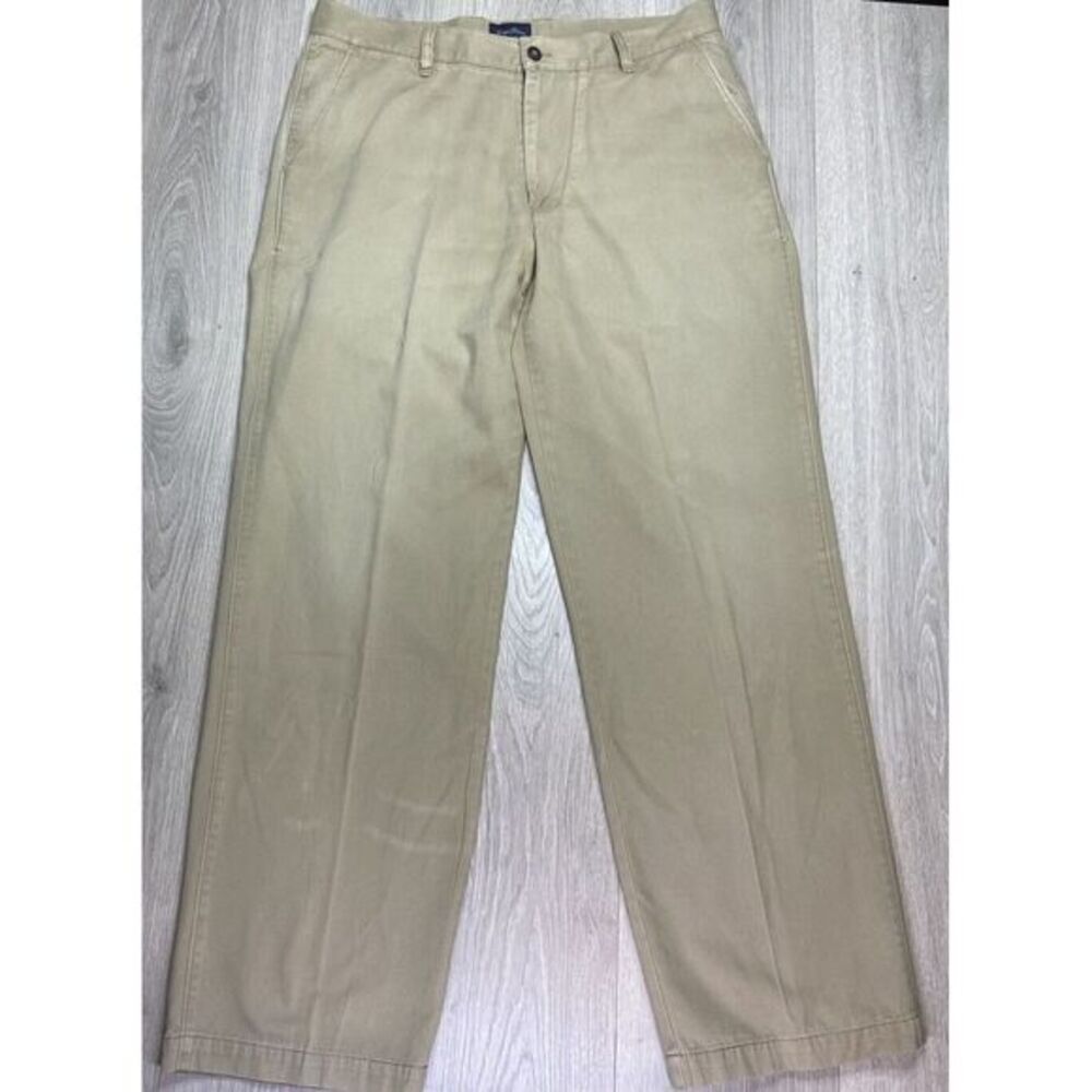 Indigo Palms Tommy Bahama Pants 36x32 Tan Classic‎ Fit Chino Straight Casual